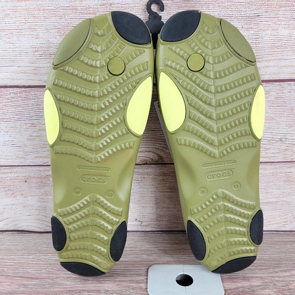 NEW Crocs Terrain Sandals Men's Size 13 Flip Flop Waterproof Thong Comfort Slide - Picture 7 of 8